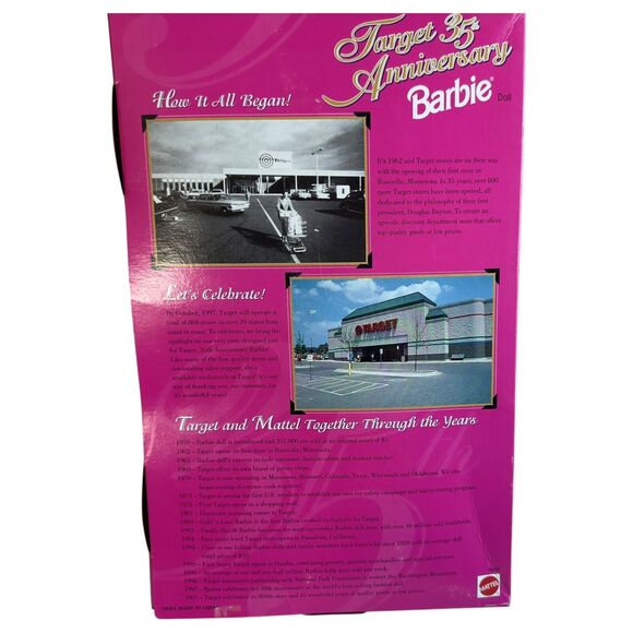 Mattel Target 35th Anniversary Exclusive Special Edition Barbie Doll #16485 NRFB - Picture 11 of 16